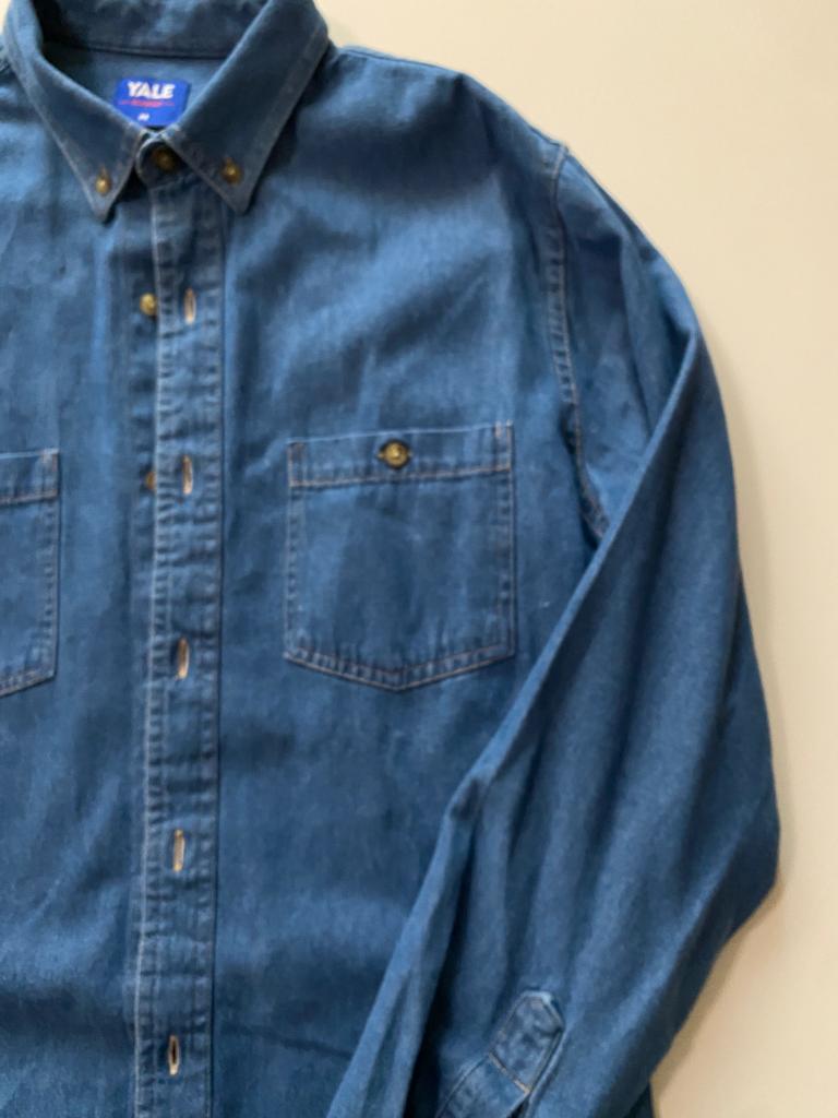 Camisa de mezclilla, Talla M, Hombre