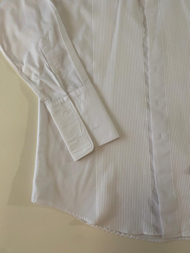 Camisa de smoking blanca, Talla Cuello 16.5, Manga 32, Hombre