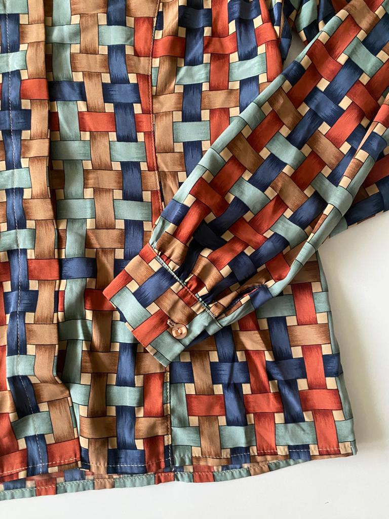 Camisa  estampada, Talla 30, S/M, Mujer
