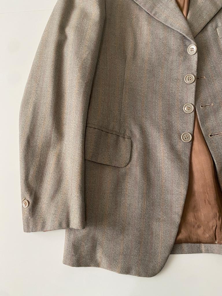 Solo RENTA Saco vintage beige, Talla M-L, Hombre