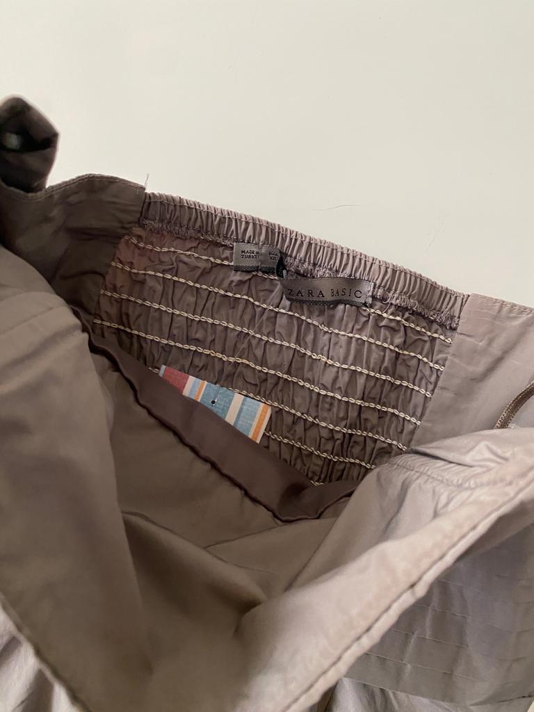 Vestido con falda de globo, Talla XS, Mujer