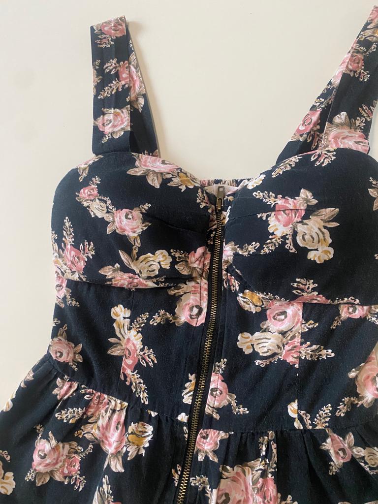 Bustier estampado, Talla S, Mujer