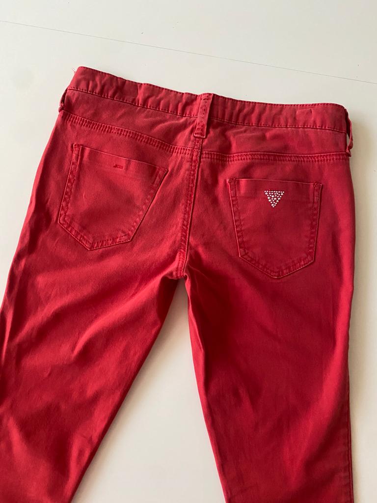 Capri skinny rojos, Talla 26Mx, Mujer
