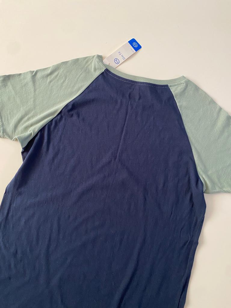 Playera manga raglan, Talla L, Hombre