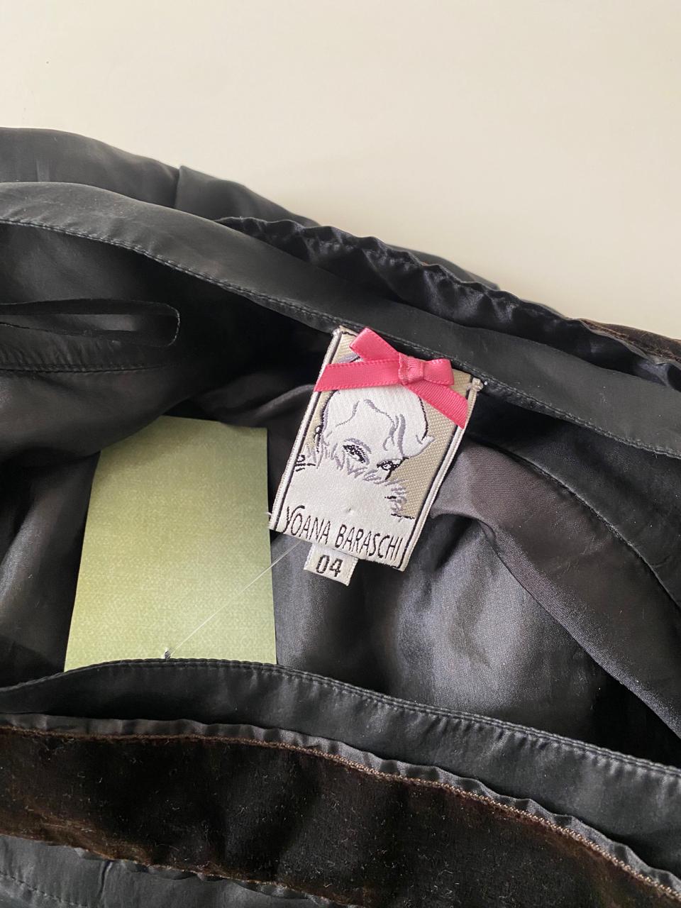 Falda bordada, Talla 4, S, Mujer