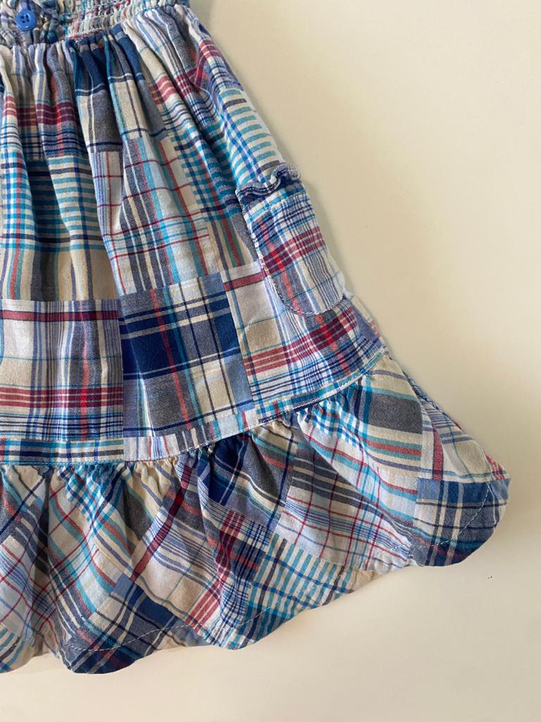 Vestido de cuadros, Talla 18 meses, Bebé