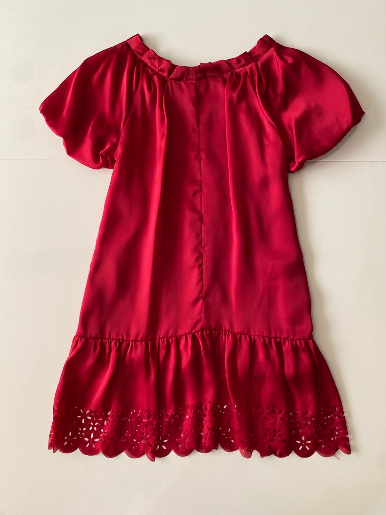 Vestido rojo, Talla 38, M, Mujer
