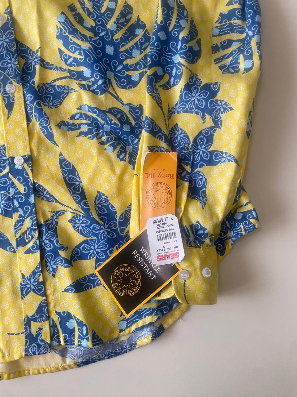 Camisa estampada, Talla 6, Mujer