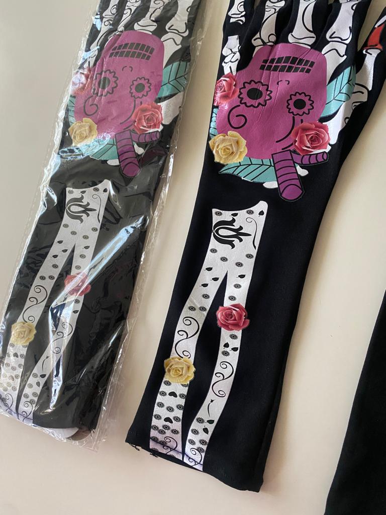 Guantes de calavera