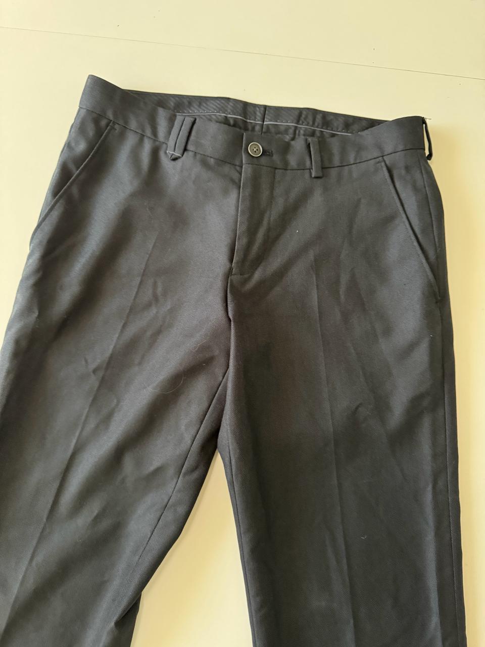 Pantalones de vestir negros, Talla 28, Hombre