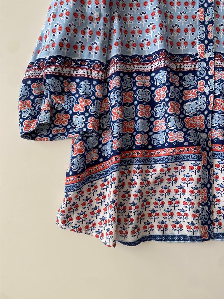 Camisa estampada, Talla XXL, Mujer