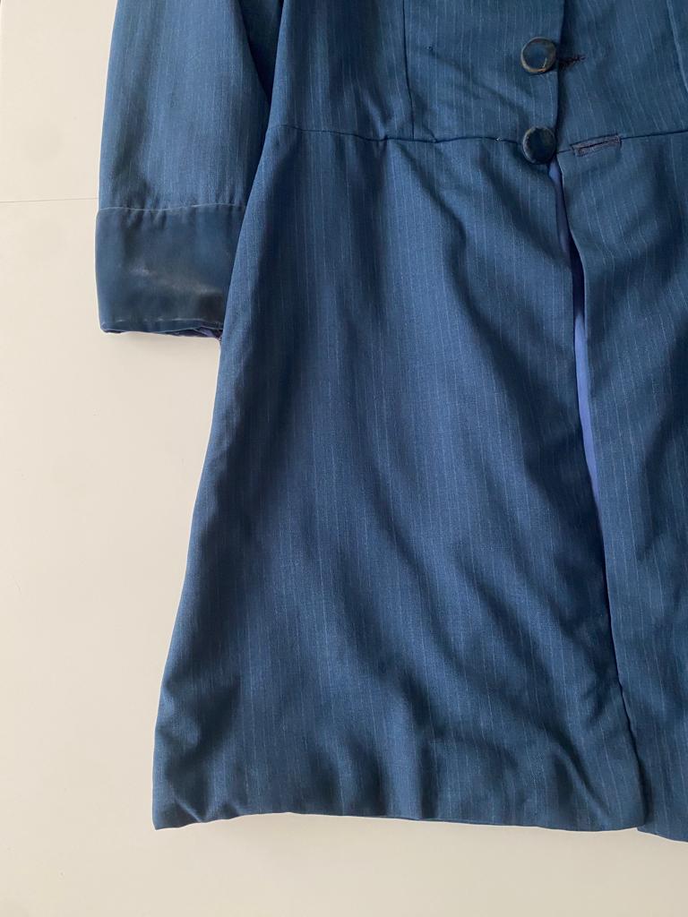 RENTA Abrigo azul de epoca, Talla L-XL, Hombre