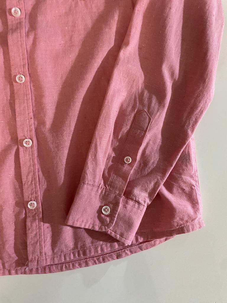 Camisa de verano salmón, Talla 11-12 años, Niño