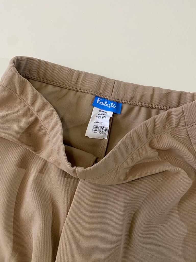 Pantalones de elastico en cintura, Talla 30, Mujer
