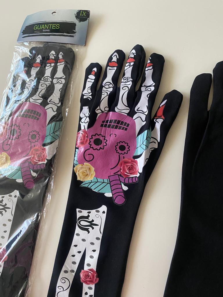 Guantes de calavera