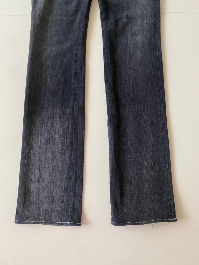 Jeans vintage negros, Talla 26, Mujer