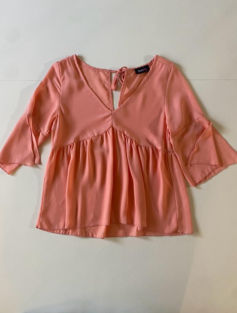 Blusa salmon, Talla S/M, Mujer