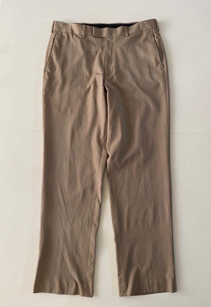 Pantalones de vestir beige, Talla 34x32, Hombre