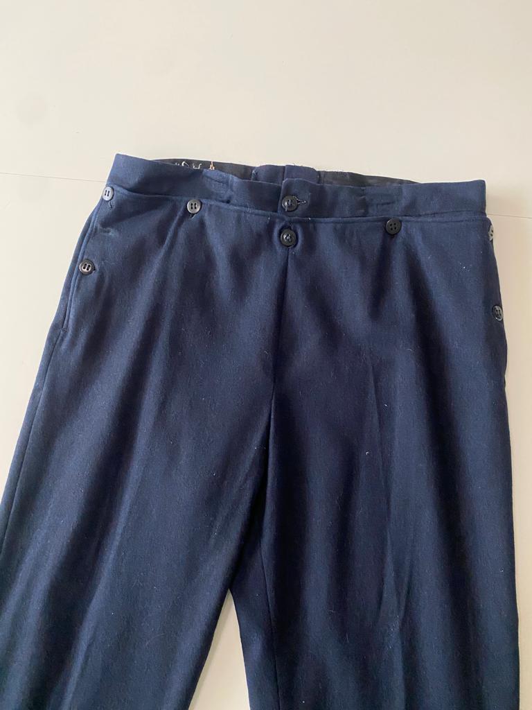 RENTA Pantalones azules de epoca, Talla 34-36, Hombre, Vintage