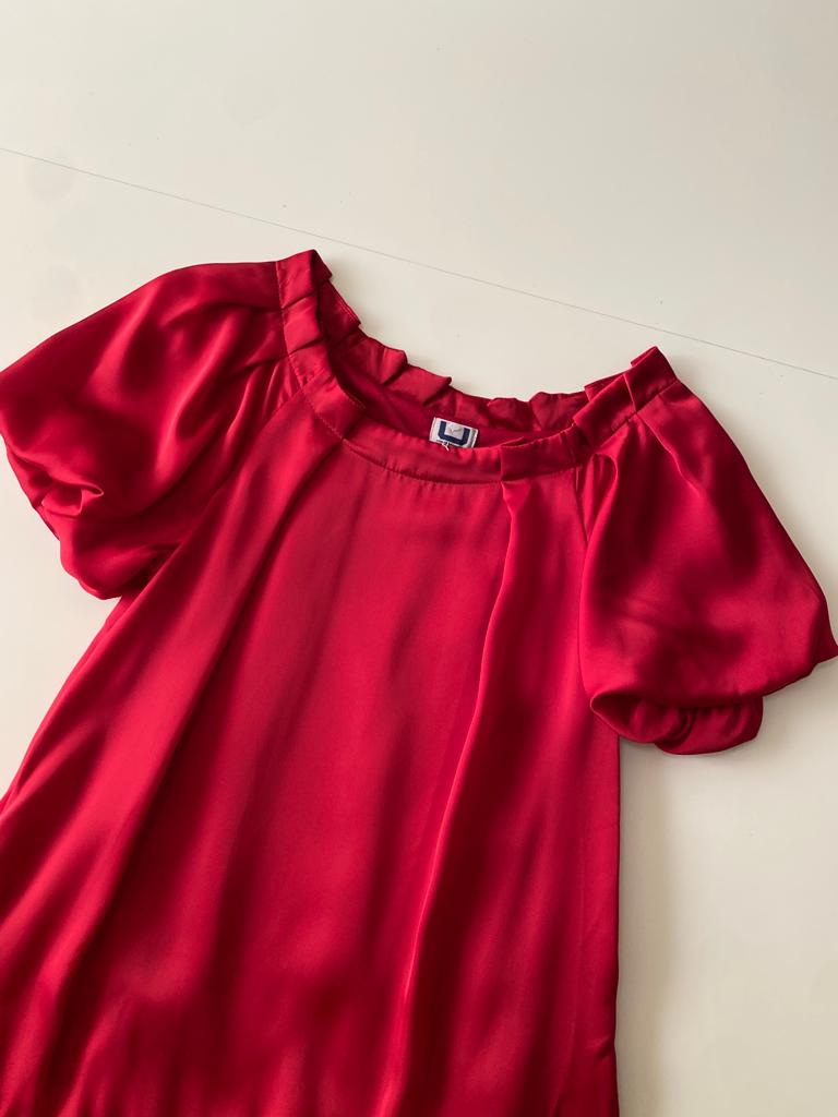 Vestido rojo, Talla 38, M, Mujer
