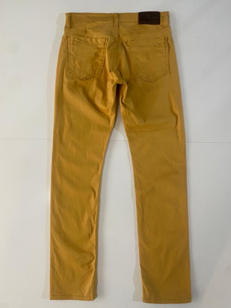 Pantalones mostaza, Talla 32, Hombre