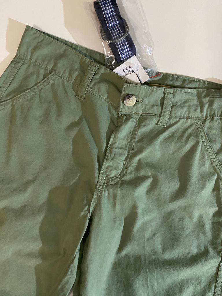 Shorts de vestir verdes, Talla 12 años, Niño