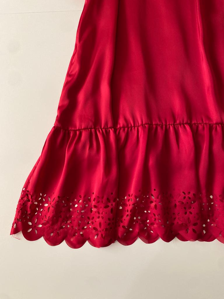 Vestido rojo, Talla 38, M, Mujer