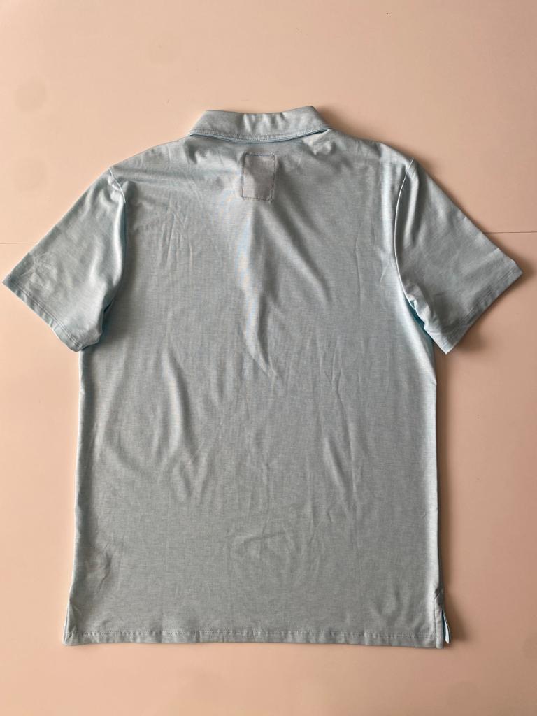 Polo celeste, Talla L, Hombre