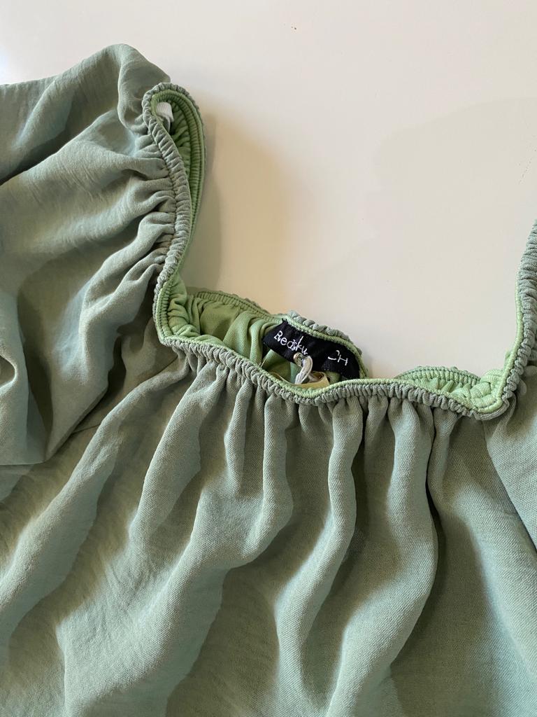 Blusa campesina, Talla S, Mujer