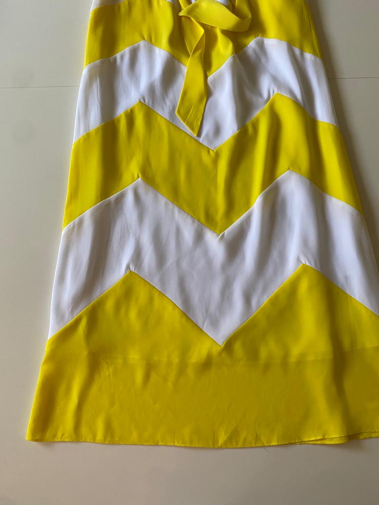 Vestido strapless de paneles, Talla XS, Mujer