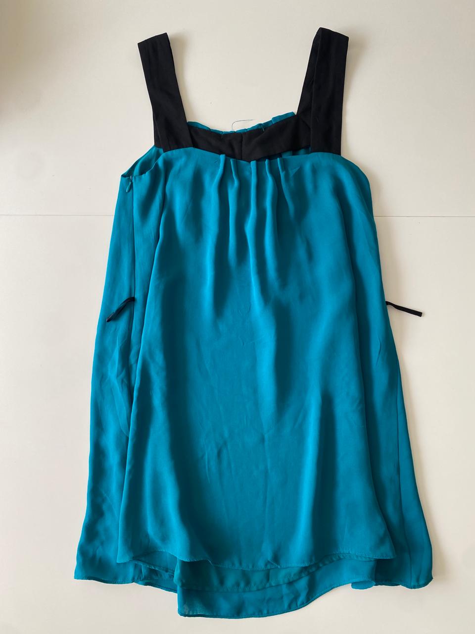 Vestido turquesa, Talla S, Mujer