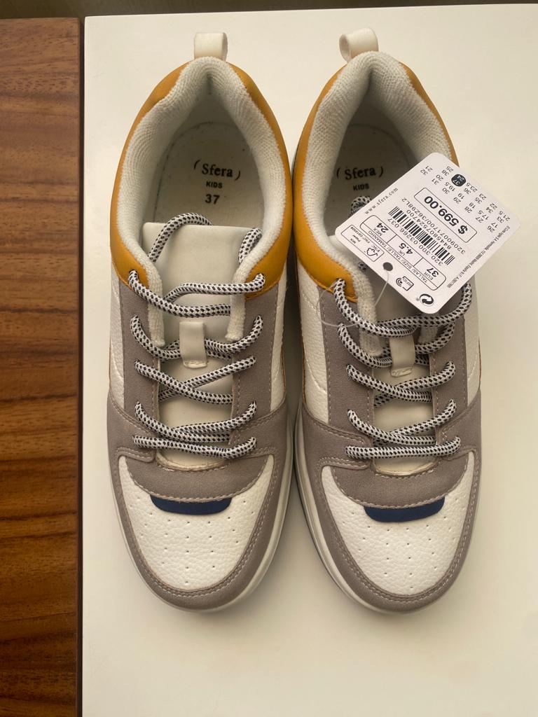 Tenis colores, Talla 24Mx, 37Eur, Niño