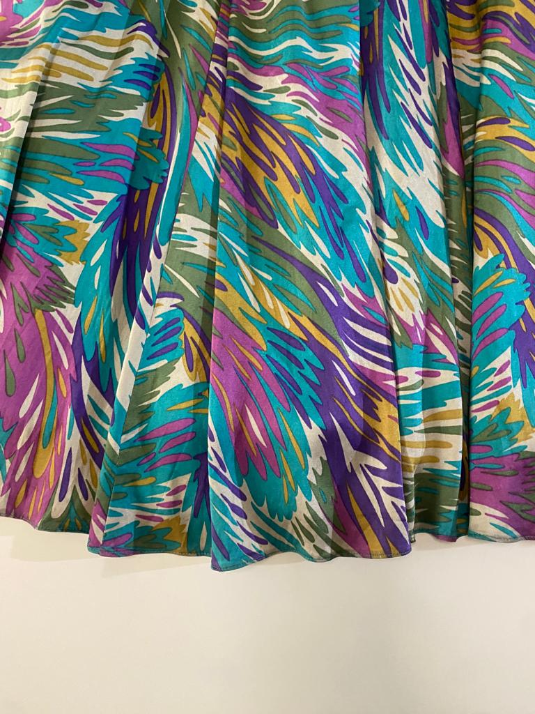 Vestido de fiesta multicolor, Talla 4, Mujer