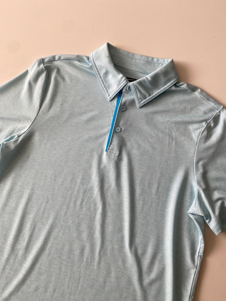 Polo celeste, Talla L, Hombre