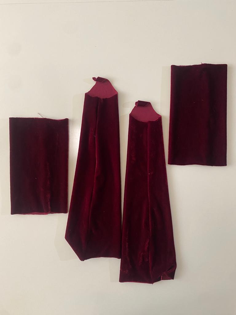 Guantes de dedo de terciopelo, Unitalla, Unisex
