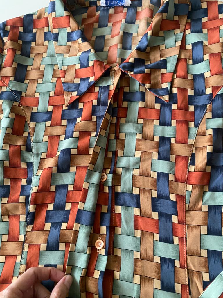 Camisa  estampada, Talla 30, S/M, Mujer