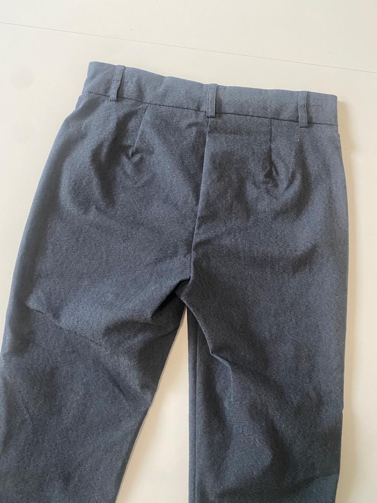 Pantalones de vestir grises, Talla 28Mx, 4Usa, Mujer