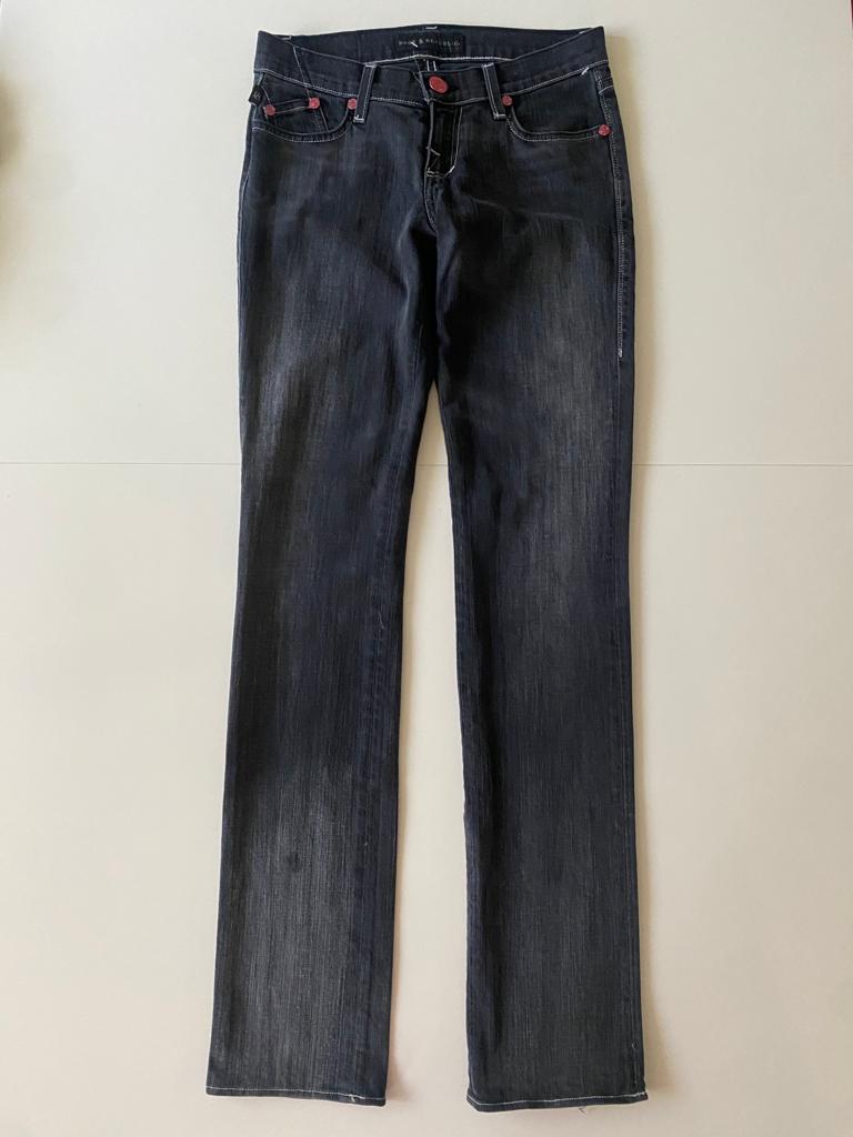 Jeans vintage negros, Talla 26, Mujer