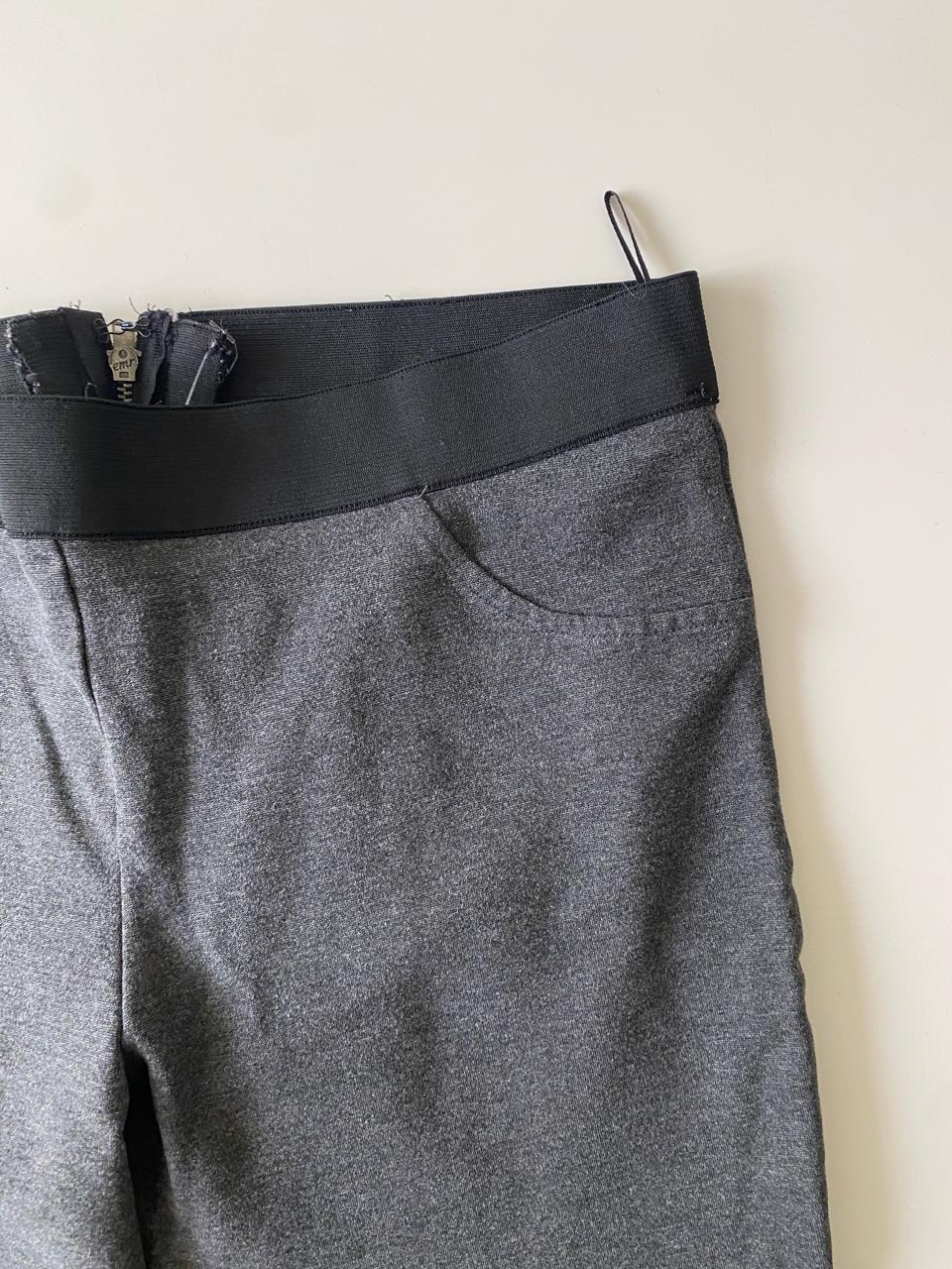 Leggins grises de vestir, Talla L, Mujer