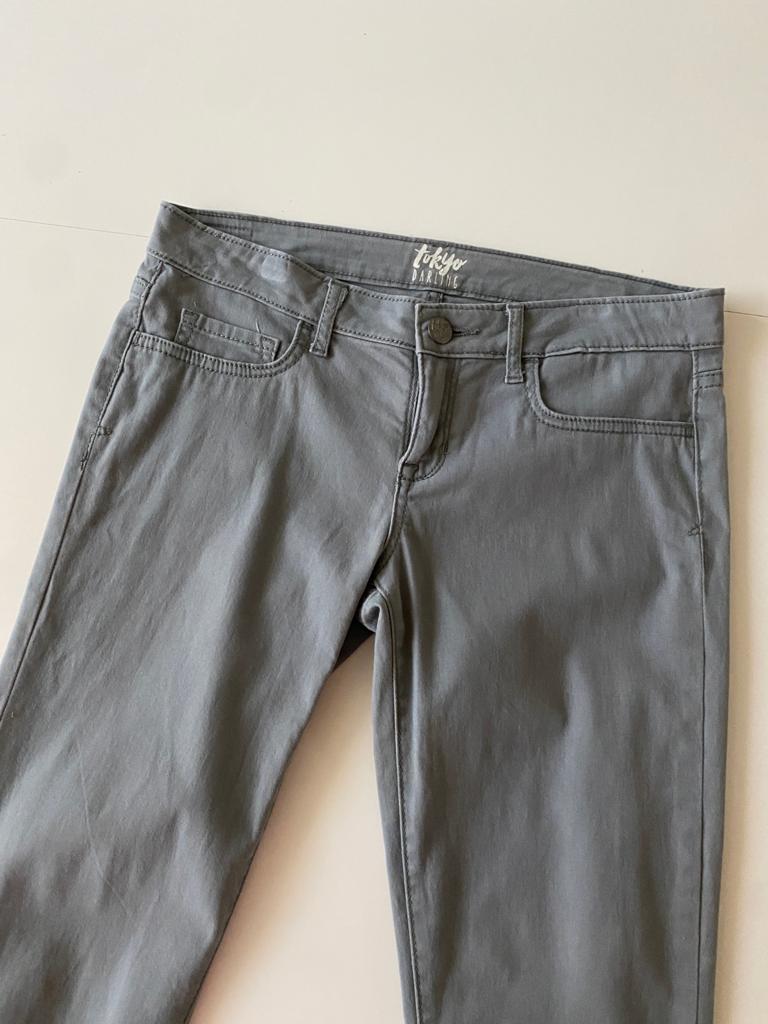 Pantalones skinny grises, Talla 4, Mujer