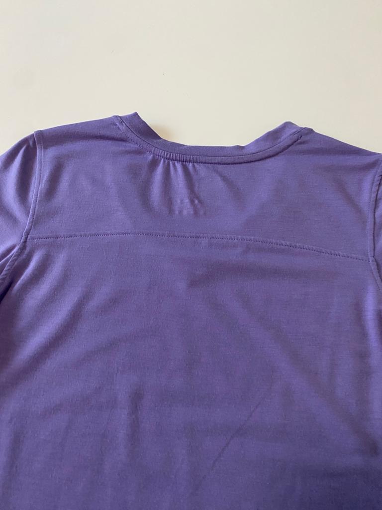 Playera deportiva morada, Talla M, Mujer
