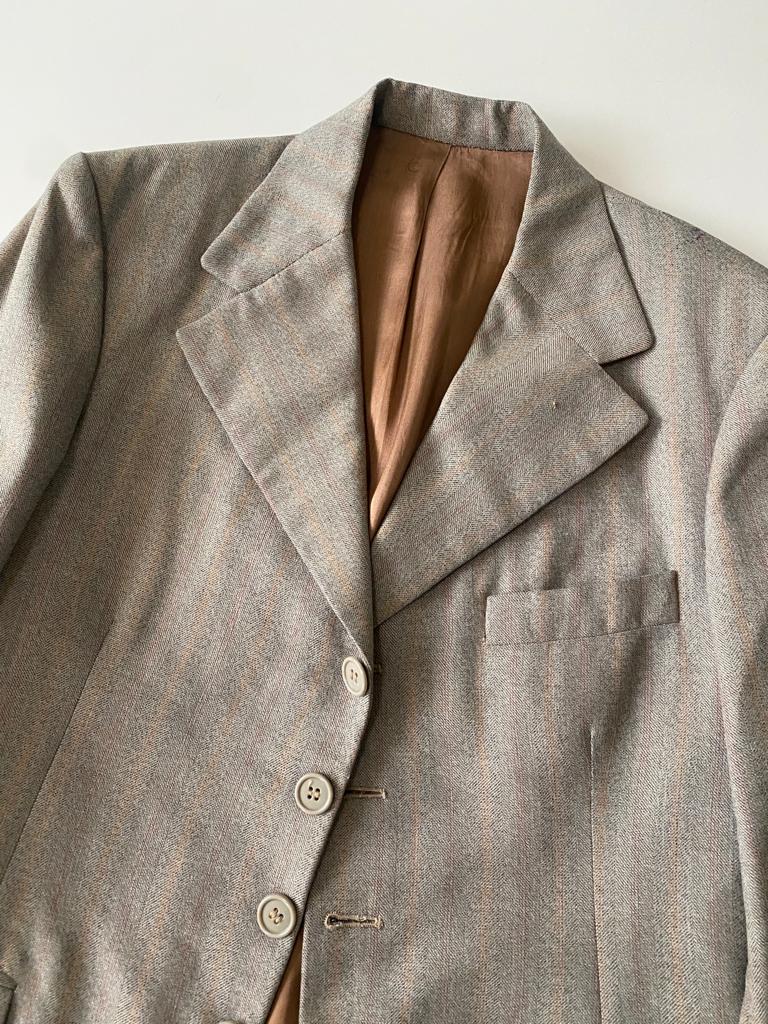 Solo RENTA Saco vintage beige, Talla M-L, Hombre