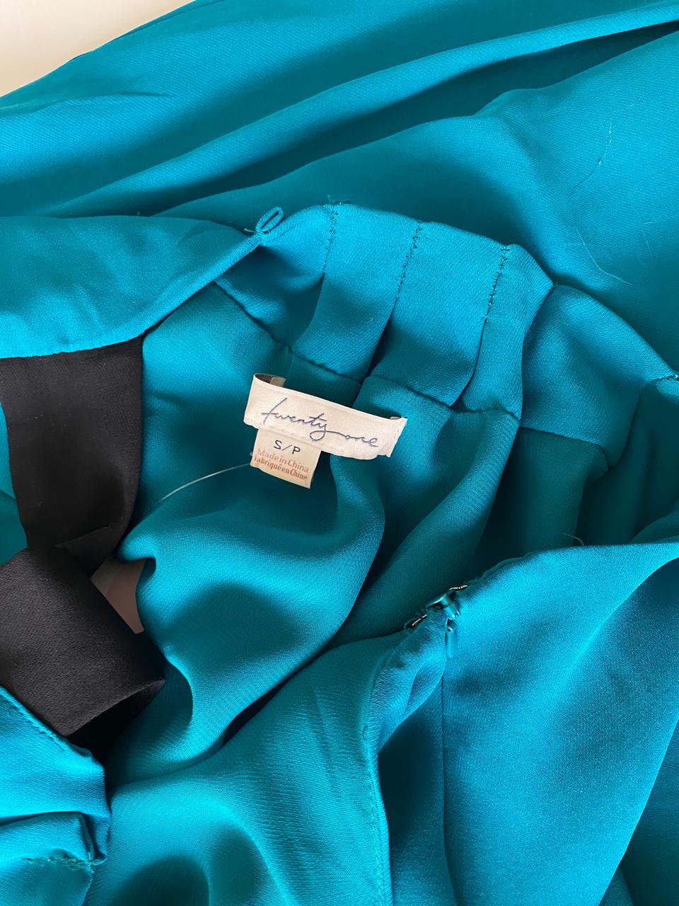 Vestido turquesa, Talla S, Mujer