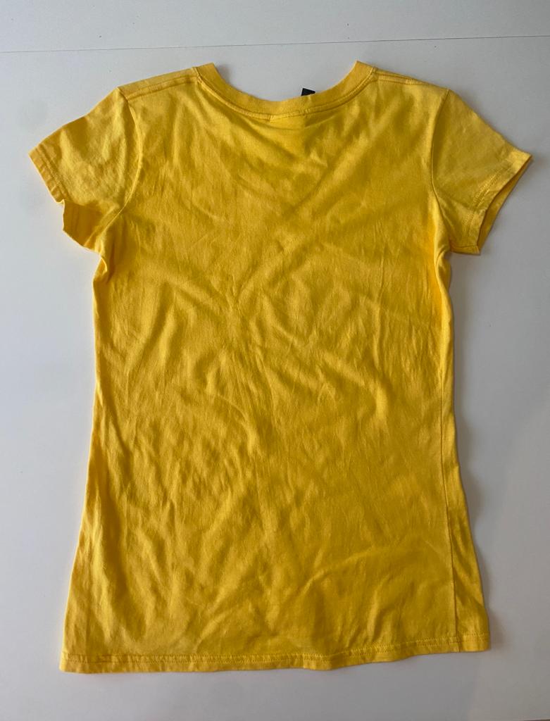 Playera basica amarilla, Talla M, Mujer