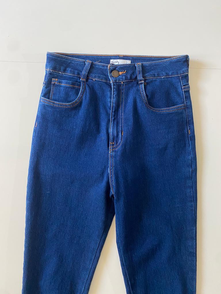 Skinny jeans, tiro super alto, Talla 7, Mujer