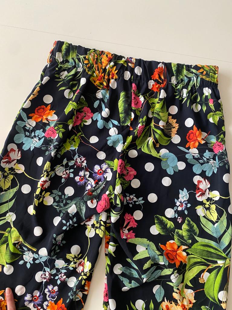 Pantalones estampados, Talla L, Mujer