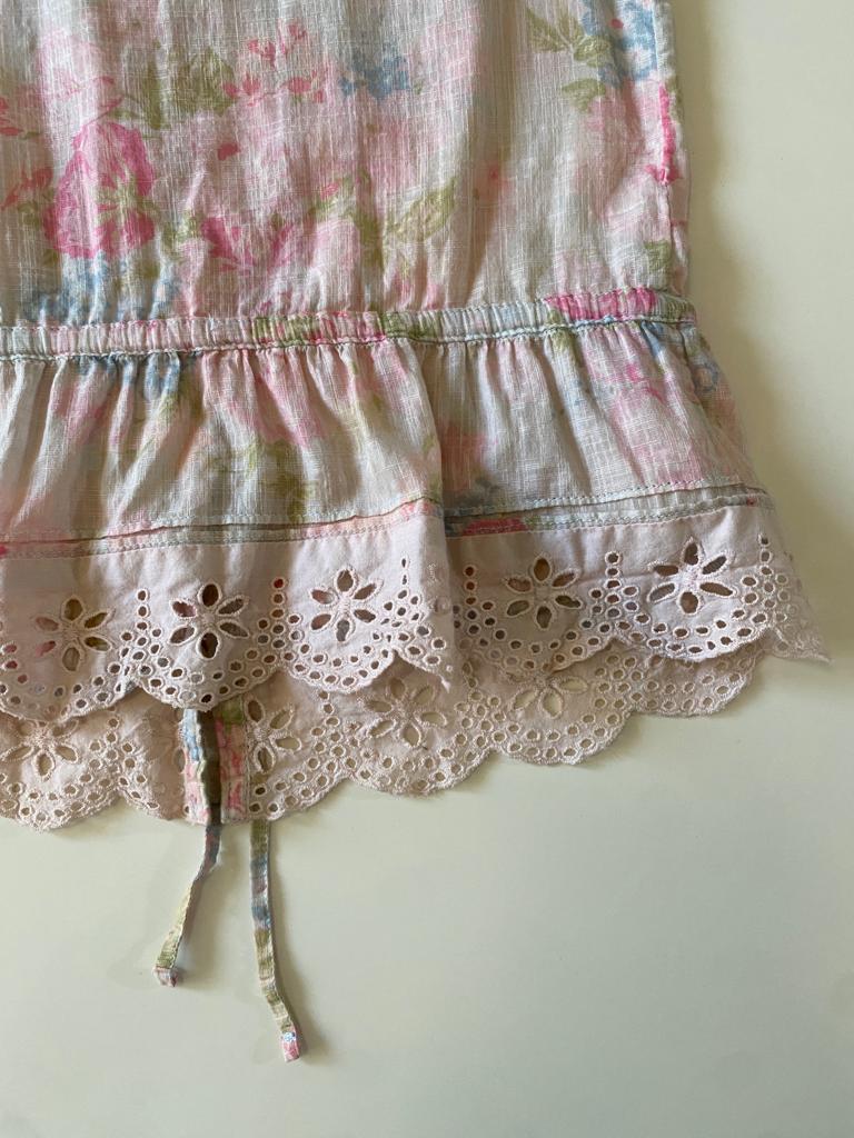 Blusa tirantes estampada, Talla 12-14, Niña