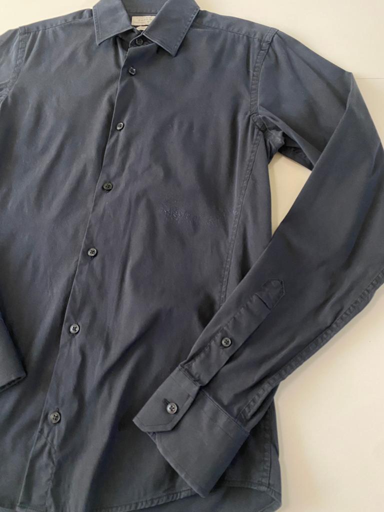 Camisa negra super slim fit, Talla S, Super Slim Fit, Hombre