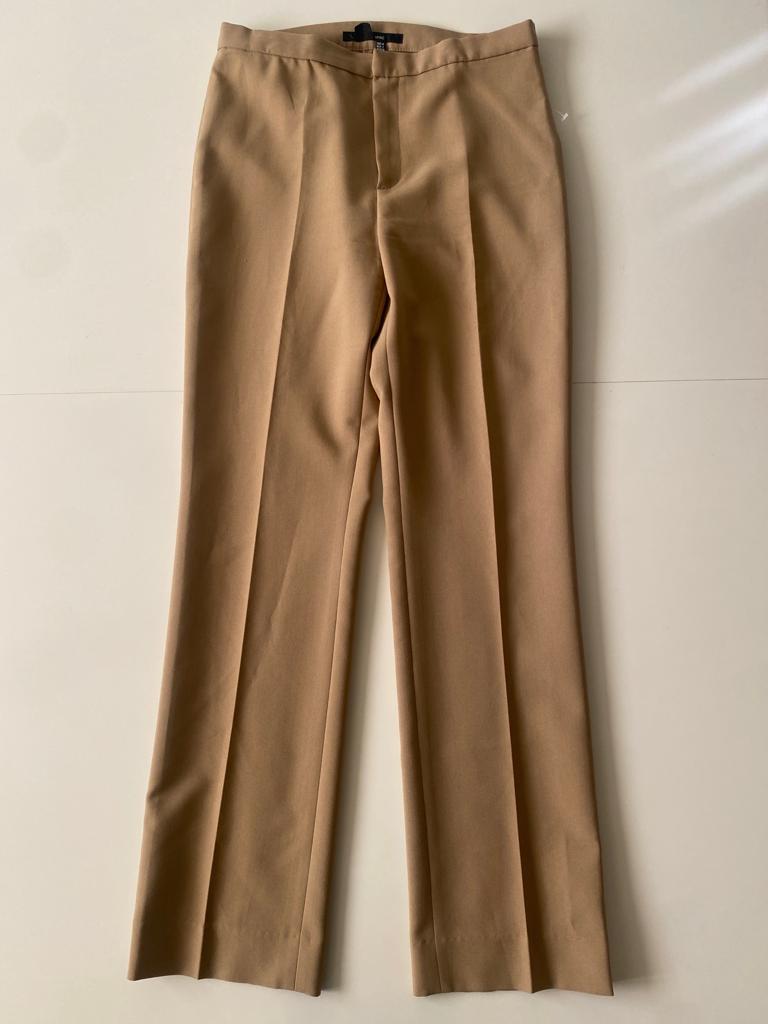 Pantalones de vestir beige, Talla 24Mx, 2Usa, Mujer