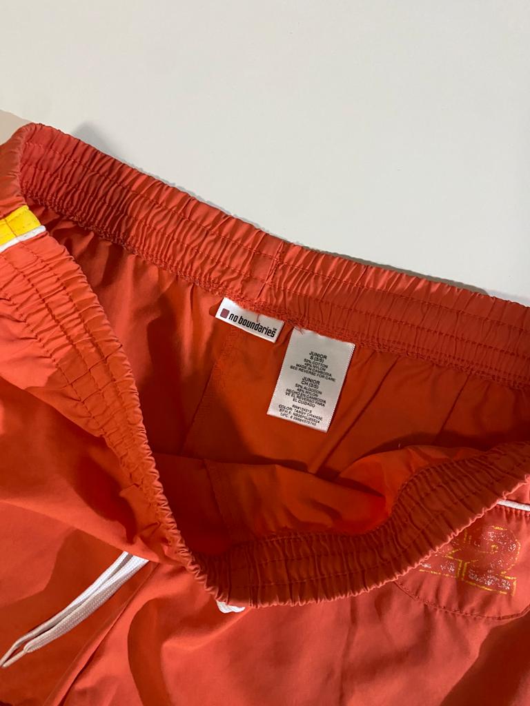 Shorts deportivos naranjas, Talla S (3/5), Mujer
